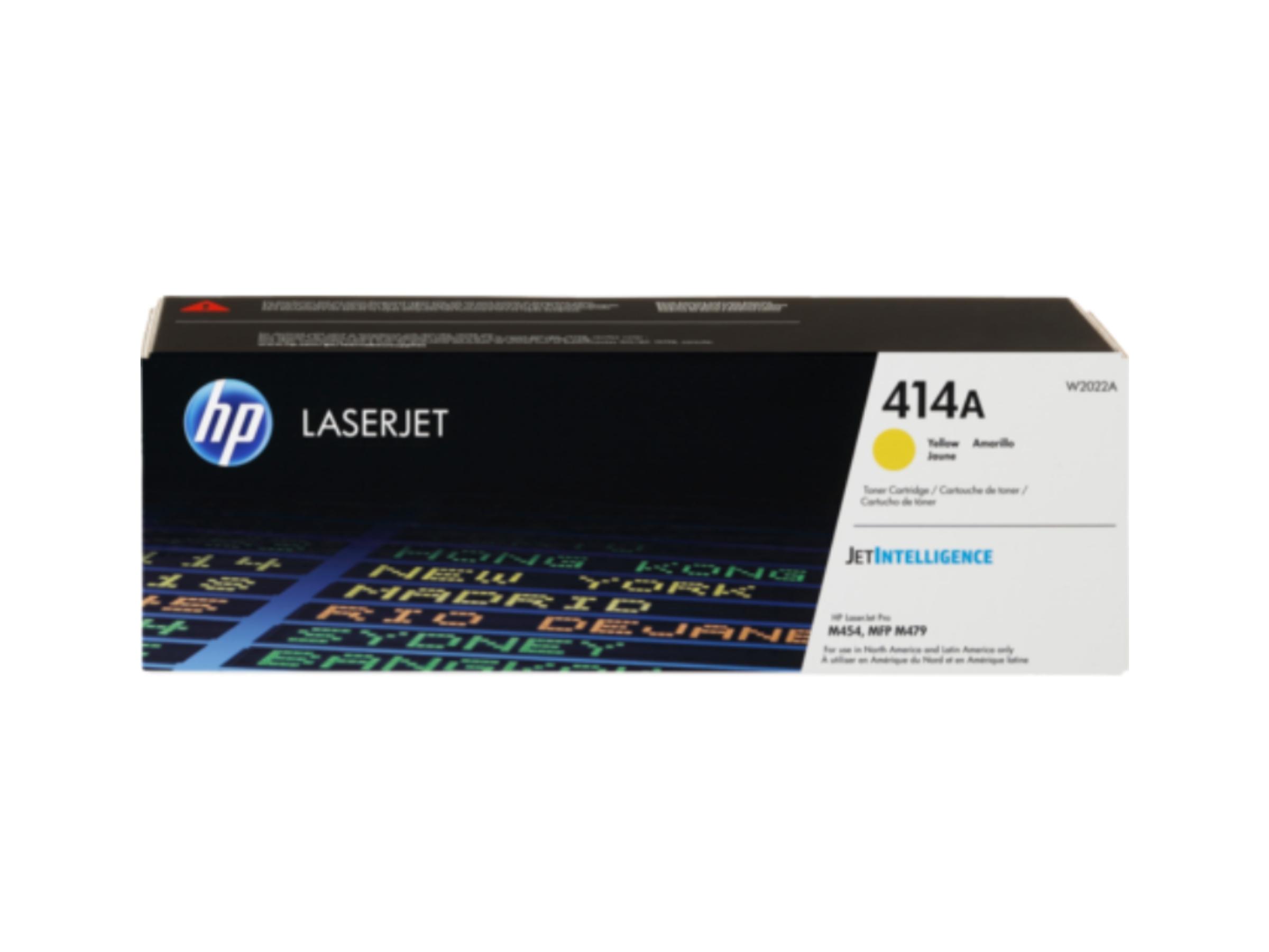TONER HP 414A YELLOW (W2022A) LASERJET M454/M479 2100 PAG.